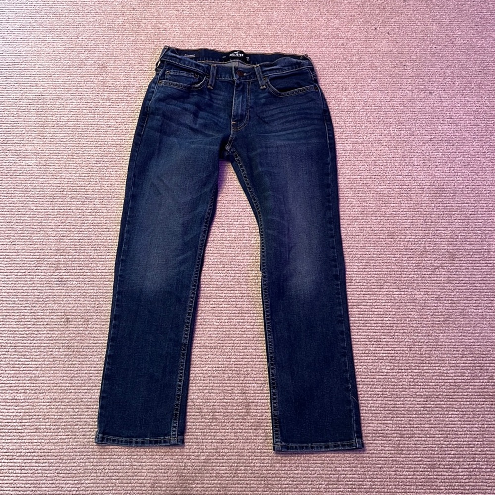 Hollister dark blue jeans